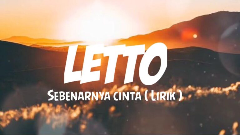 Letto Sebenarnya Cinta