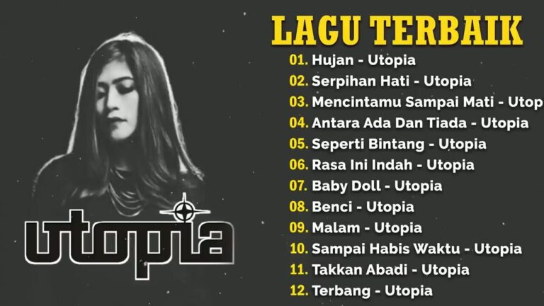 Utopia Full Album _ Hujan _ Antara Ada Dan Tiada _ Serpihan Hati -Kumpulan Lagu Pop Indonesia 2000an