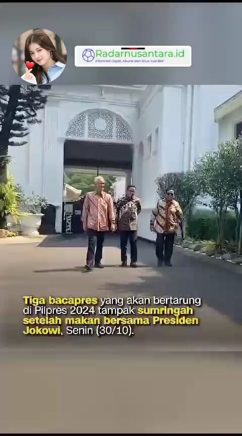 Momen Ketika Tiga Capres 2024 Bergandengan Tangan Di Depan Istana Negara