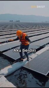 PLTS terapung ini merupakan yang terbesar di kawasan Asia Tenggara, WowwW,.!?