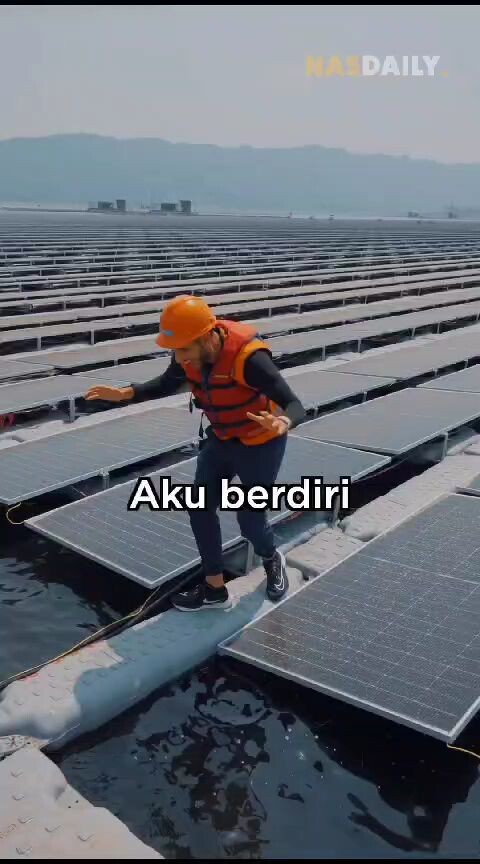 PLTS terapung ini merupakan yang terbesar di kawasan Asia Tenggara, WowwW,.!?