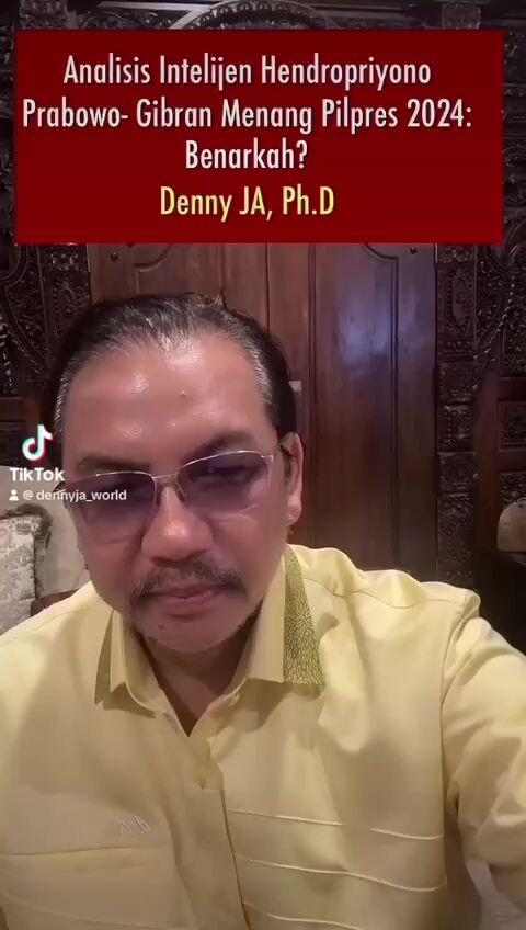 Prediksi Intelijen ( Hendropriyono ) Prabowo Gibran Menang Pilpres 2024: Benarkah,!?