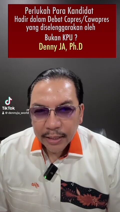 Perlukah Capre Dan Cawapres Datang Ke Acara Debat, Yang Dibuat Oleh Selain KPU?