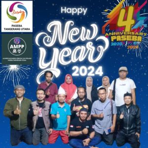 Pengurus Paseba Tangerang Utara Ucapkan Selamat Tahun Baru 2024