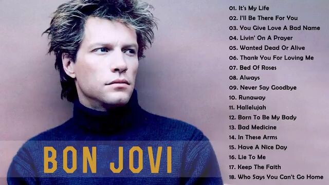 18 Lagu Terbaik Bon Jovi