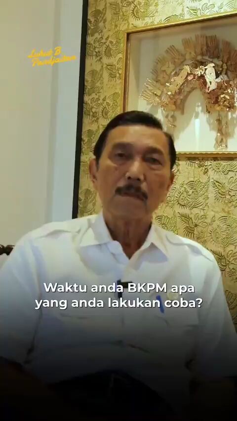 Tegas! Luhut Binsar Panjaitan Tanggapi Nyinyiran Cak Imin Dan Tom Lembong!?
