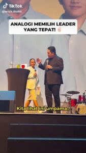 Analogi Memilih Leader Yang Tepat Versi Erick Thohir