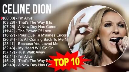 Top Song Celine Dion