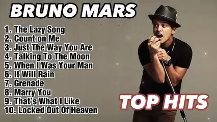 Top hits bruno mars