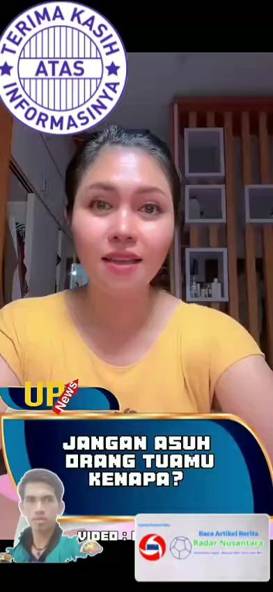 Jangan Mau Asuh Orang Tua, Jika Tak Ingin Hidupmu Seperti Ibu Ini