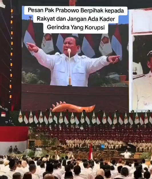 Pesan Prabowo Untuk Calon RT, RW, Kepala Desa, Camat, Bupati, Walikota, Gubernur dan Semua Yang Menjadi Wakil Rakyat