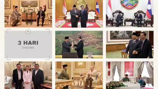 3 Hari 5 Negara Prabowo Guncang Asia Tenggara