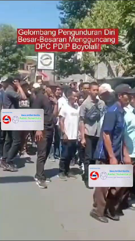 Gelombang Pengunduran Diri Besar-Besaran Mengguncang DPC PDIP Boyolali