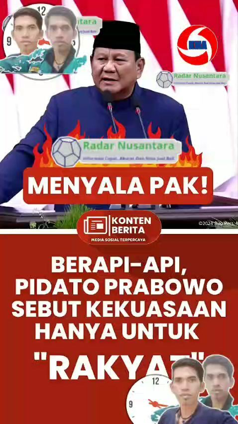 Sampaikan Pidato Spektakuler, Presiden Prabowo Serukan Persatuan Demi Masa Depan Bersama