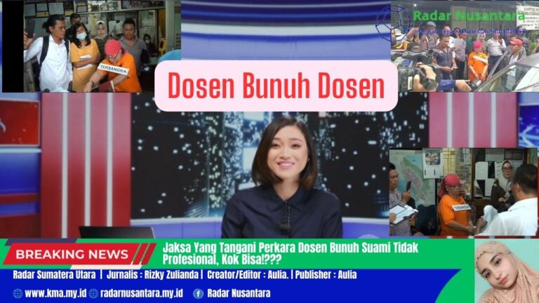 Dosen Bunuh Dosen: Jaksa Yang Tangani Perkara Dosen Bunuh Suami Tak Profesional