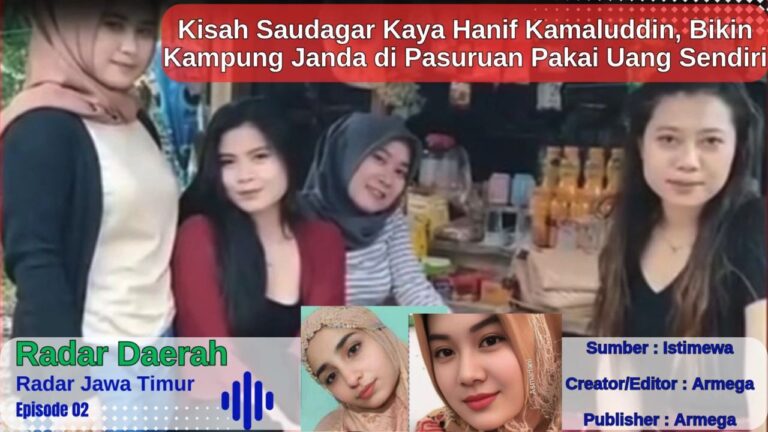 Kisah Saudagar Kaya Hanif Kamaluddin, Bikin Kampung Janda di Pasuruan Pakai Uang Sendiri