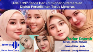 Ada 3.397 Janda Baru di Sidoarjo Perceraian Dipicu Perselisihan Terus Menerus