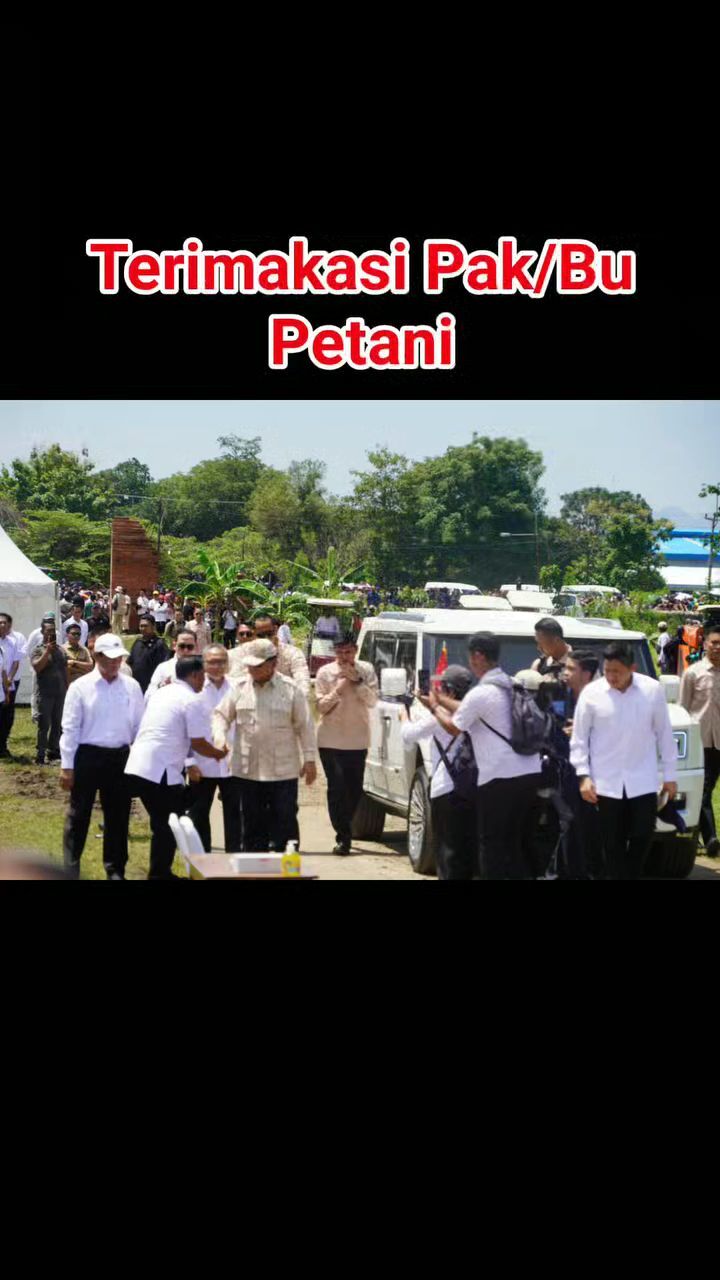 Kasad Hadiri Panen Raya oleh Presiden, Bentuk Komitmen Dukung Swasembada Pangan