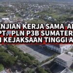 Kejaksaan Tinggi Aceh Yudi Triadi,S.H.M.H Didampingi Para Asisten Melakukan Penandatanganan Perjanjian Kerja Sama Penanganan Masalah Hukum Bidang Perdata dan Tata Usaha Negara