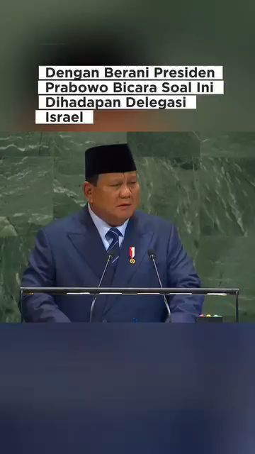 Dengan Berani Presiden Prabowo Bicara Soal Ini Dihadapan Delegasi Irael