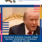 Pertama Kalinya Israel Tidak Berani Membalas Tindakan Pasukan Asing