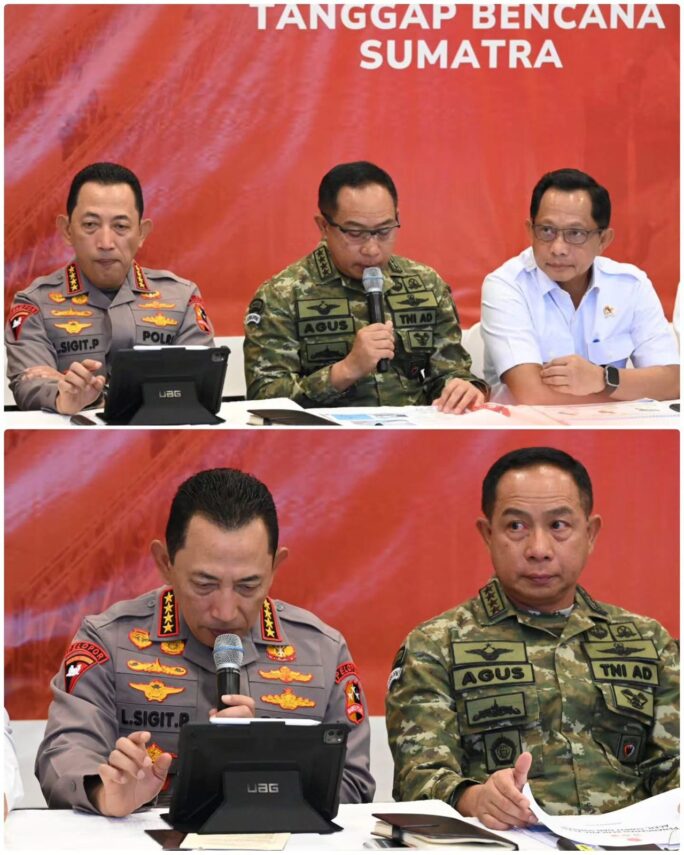 Perkuat Penanggulangan Bencana Sumatra, TNI–Polri Kerahkan Puluhan Ribu Personel