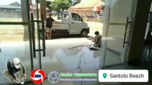 Pengerjaan Pemasangan Gordeng Di Hotel Karang Asri, Santolo, Pamengpeuk, Garut
