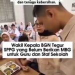Wakil Kepala BGN Tegur SPPG Yang Belum Berikan MBG Untuk Guru Dan Staf Sekolah