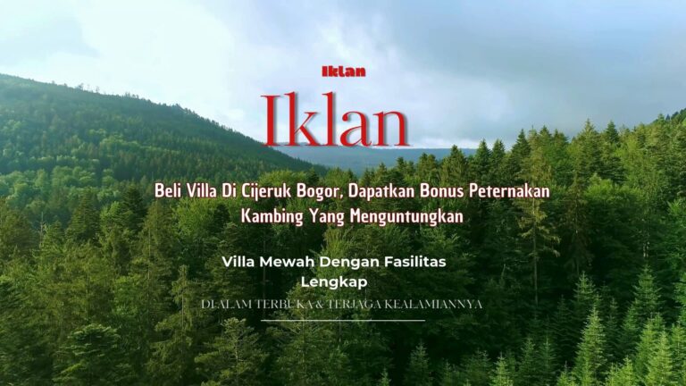 Beli Villa di Cijeruk Bogor, Dapatkan Bonus Bisnis Peternakan Kambing yang Menguntungkan!