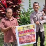 Polsek Menjalin Sosialisasikan Dampak Fenomena El Nino kepada Warga Desa Menjalin