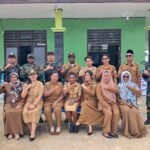 Upacara Pembukaan Ujian Nasional SMP di Ujung Timur Indonesia Berlangsung Khidmat Bersama TNI