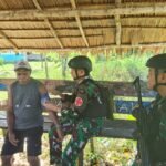 Satgas Pamtas Kewilayahan Yonif 410/ALG Pos Teluk Etna Laksanakan Yankesling dan Berikan Edukasi Kesehatan Kepada Masyarakat Kampung Ururu