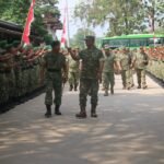 Wakasad Dampingi Wapang TNI Tinjau Kesiapan Yonif TP 936/SJ